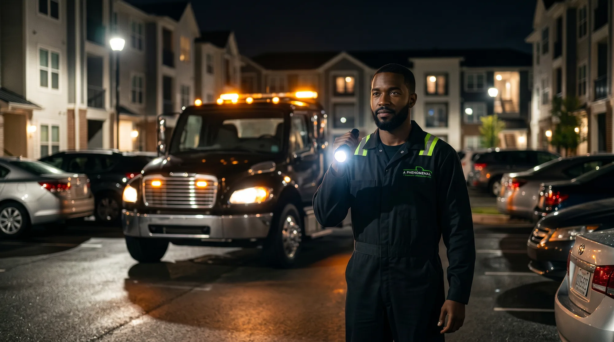 Overnight patrol at an apartment community